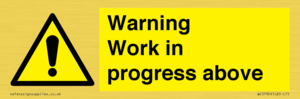 WC5790: Warning Work in progress above