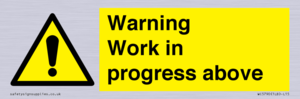 WC5790: Warning Work in progress above