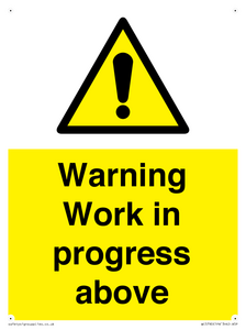 WC5790: Warning Work in progress above