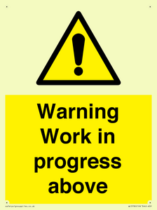 WC5790: Warning Work in progress above