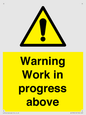 WC5790: Warning Work in progress above