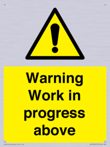 WC5790: Warning Work in progress above