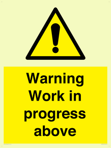 WC5790: Warning Work in progress above
