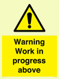 WC5790: Warning Work in progress above