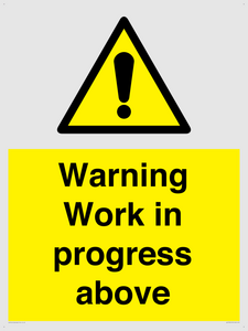 WC5790: Warning Work in progress above