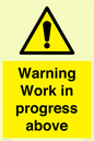 WC5790: Warning Work in progress above