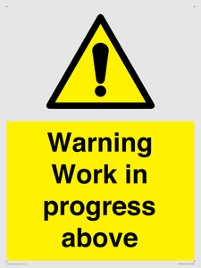 WC5790: Warning Work in progress above