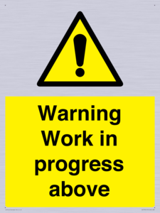 WC5790: Warning Work in progress above