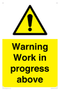 WC5790: Warning Work in progress above