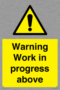 WC5790: Warning Work in progress above