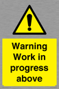 WC5790: Warning Work in progress above