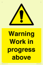 WC5790: Warning Work in progress above