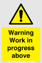 WC5790: Warning Work in progress above