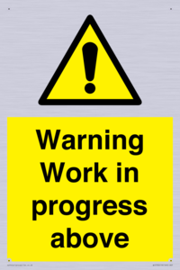 WC5790: Warning Work in progress above