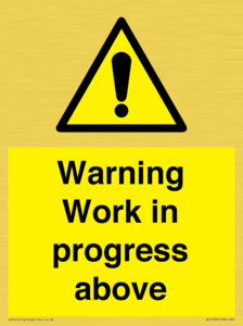 WC5790: Warning Work in progress above