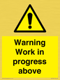 WC5790: Warning Work in progress above