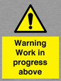 WC5790: Warning Work in progress above