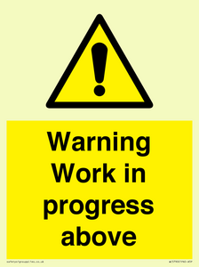 WC5790: Warning Work in progress above