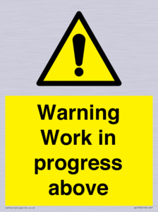 WC5790: Warning Work in progress above