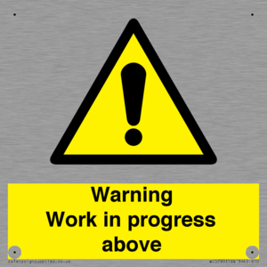 WC5790: Warning Work in progress above