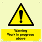 WC5790: Warning Work in progress above