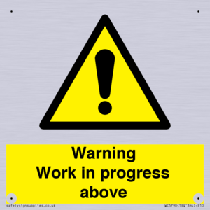 WC5790: Warning Work in progress above