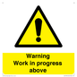 WC5790: Warning Work in progress above