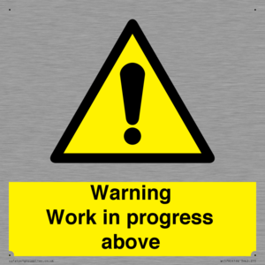 WC5790: Warning Work in progress above