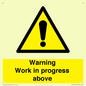 WC5790: Warning Work in progress above