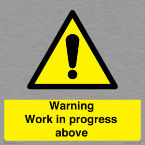 WC5790: Warning Work in progress above