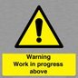 WC5790: Warning Work in progress above