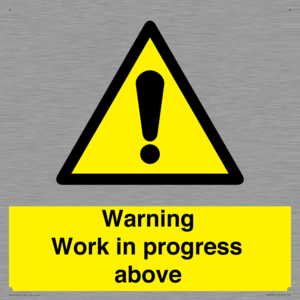 WC5790: Warning Work in progress above