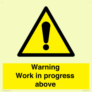 WC5790: Warning Work in progress above