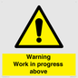 WC5790: Warning Work in progress above