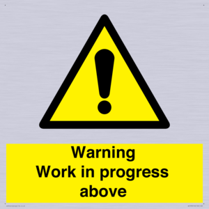 WC5790: Warning Work in progress above