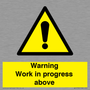 WC5790: Warning Work in progress above