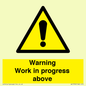 WC5790: Warning Work in progress above