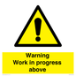 WC5790: Warning Work in progress above