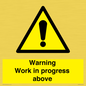 WC5790: Warning Work in progress above