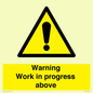 WC5790: Warning Work in progress above