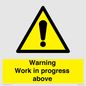 WC5790: Warning Work in progress above