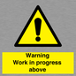 WC5790: Warning Work in progress above
