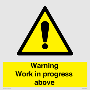 WC5790: Warning Work in progress above