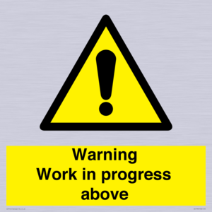 WC5790: Warning Work in progress above