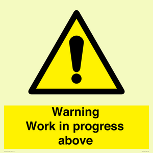 WC5790: Warning Work in progress above