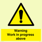 WC5790: Warning Work in progress above