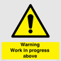 WC5790: Warning Work in progress above