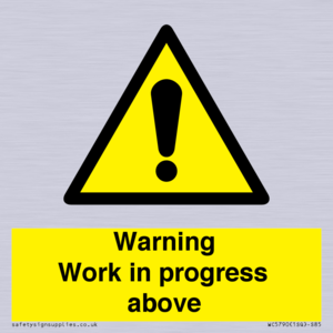 WC5790: Warning Work in progress above