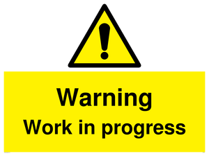 WC5794: Warning Work in progress