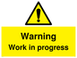 WC5794: Warning Work in progress